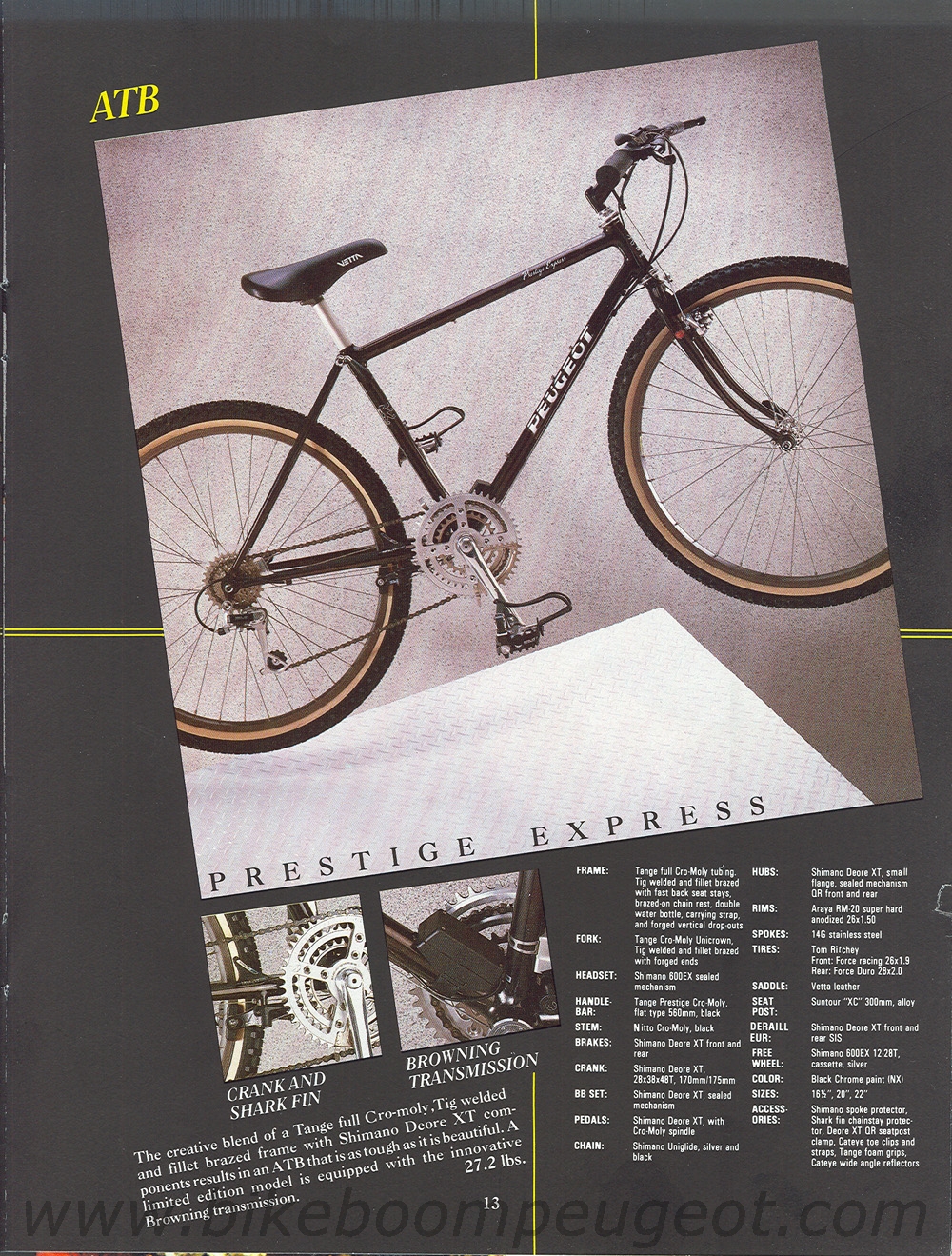 Peugeot 1988 USA Brochure